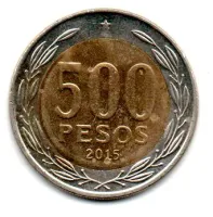 Colômbia - 2015 - 500 Pesos