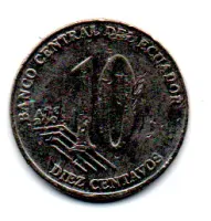 Equador - 2000 - 10 Centavos