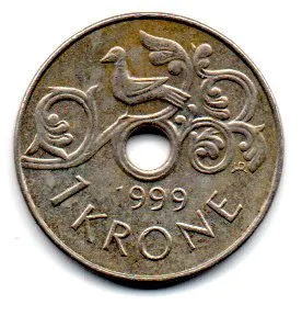 Noruega - 1999 - 1 Krone