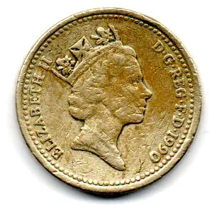 Reino Unido - 1990 - 1 Pound Imagem