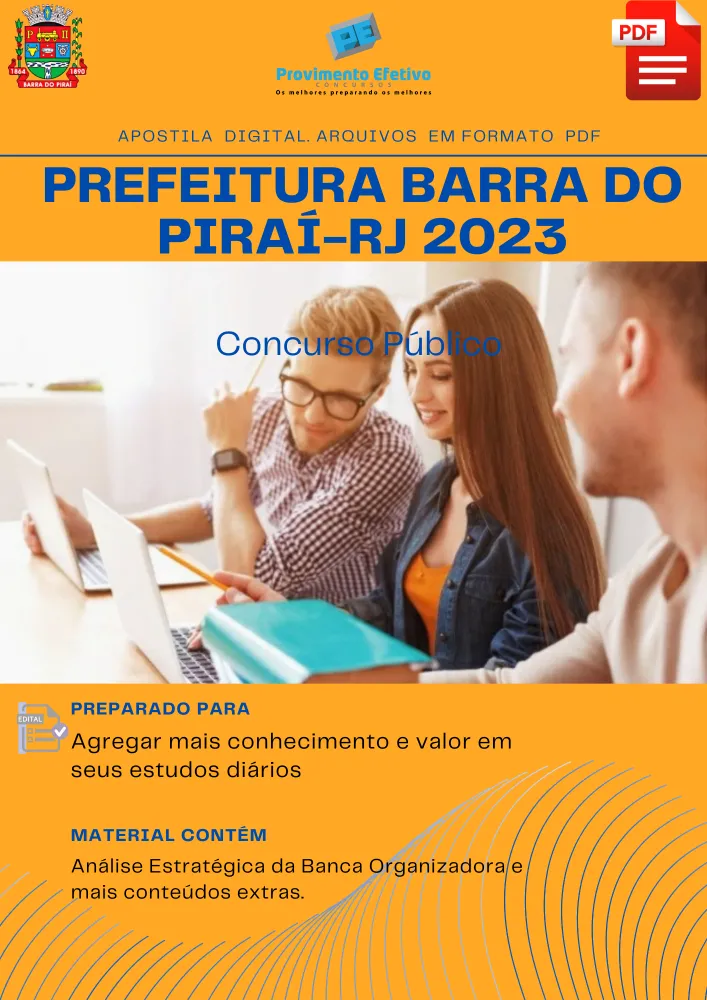 Apostila PSICÓLOGO Prefeitura Barra Piraí Ano 2023 Imagem