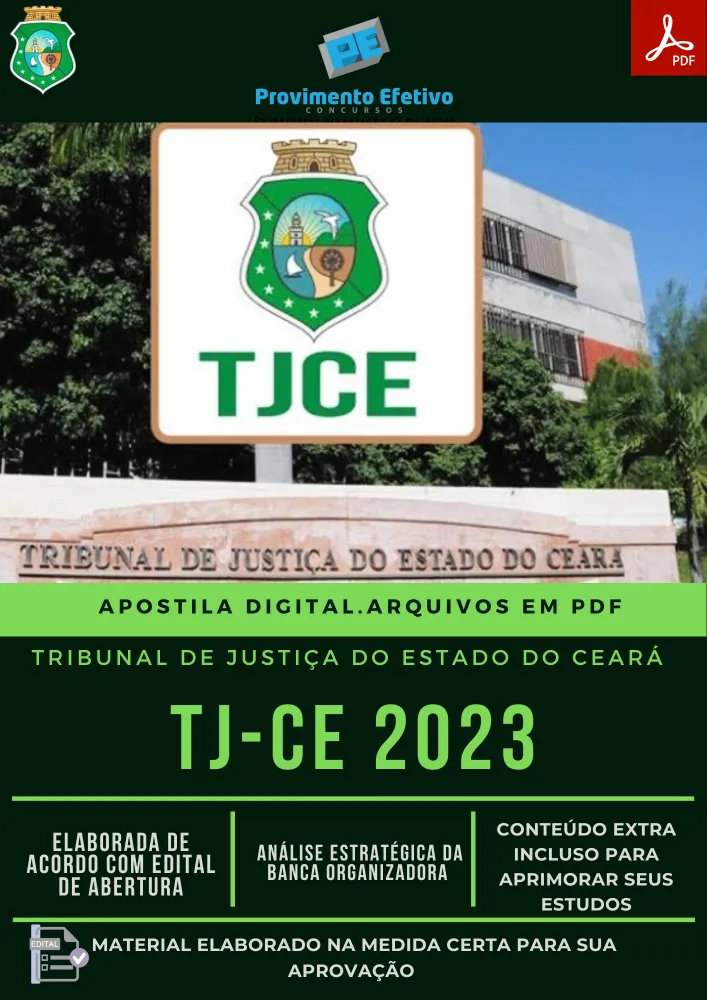 Apostila TJ CE Área Judiciária Técnico 2023