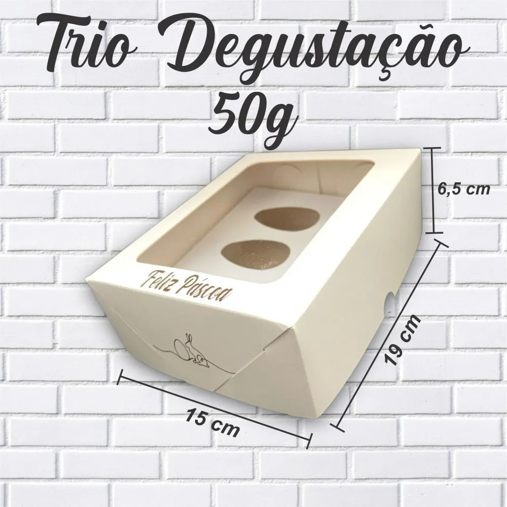 Caixa para Trio Degustação - 50g