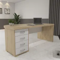 Mesa Executiva Dinãmica 1800 com Gaveteiro Lateral Tamburato 50mm - Foto 11