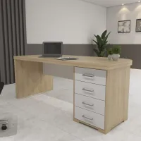 Mesa Executiva Dinãmica 1800 com Gaveteiro Lateral Tamburato 50mm - Foto 10