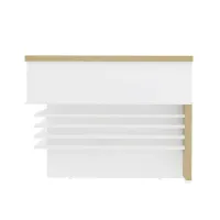 Balcão de Atendimento Angular Executivo 1477 Tamburato 50mm - Foto 6