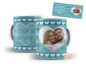 Caneca Personalizada Namorado E Amigo - Foto 2