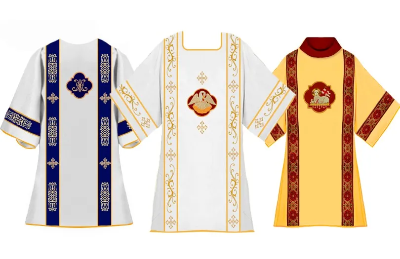 Kit 3 Dalmaticas Momentos Imagem