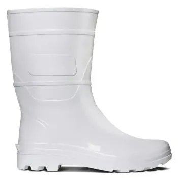 BOTA DE BORRACHA BRANCA CANO 28CM CA32178  CRIVAL