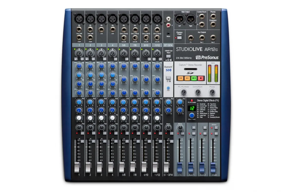Mesa de Som Presonus Studiolive AR12C