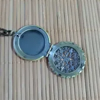 Colar Difusor Pessoal Relicário Para AROMATERAPIA OURO VELHO - R87  - Foto 2