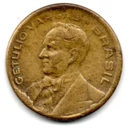 1947 - 20 Centavos - ERRO: Cunho Quebrado - Moeda Brasil - Foto 3