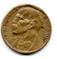 1950 - 20 Centavos - ERRO: Cunho Quebrado - Moeda Brasil - Foto 3