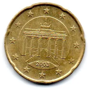 Alemanha - 2003F - 20 Euro Cent