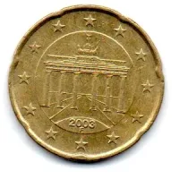 Alemanha - 2003F - 20 Euro Cent