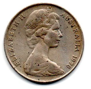Austrália - 1970 - 10 Cents