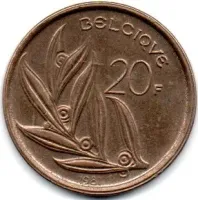 Bélgica - 1981 - 20 Francs