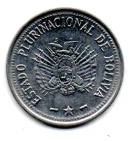Bolívia - 2010 - 50 Centavos - Foto 2