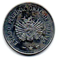 Bolívia - 2017 - 10 Centavos - Foto 2