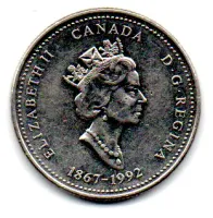 Canadá - 1992 - 25 Cents - Comemorativa - Ontario - Foto 2