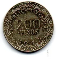 Colômbia - 2016 - 200 Pesos