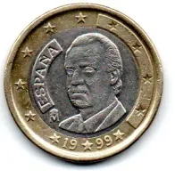 Espanha - 1999 - 1 Euro
