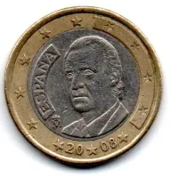 Espanha - 2008 - 1 Euro