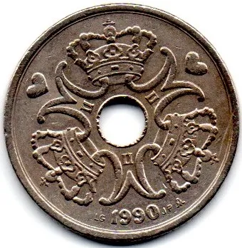 Dinamarca - 1990 - 5 Kroner