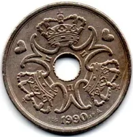 Dinamarca - 1990 - 5 Kroner
