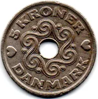 Dinamarca - 1990 - 5 Kroner - Foto 2