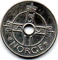Noruega - 1989 - 1 Krone - Foto 2