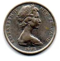 Nova Zelândia - 1975 - 5 Cents