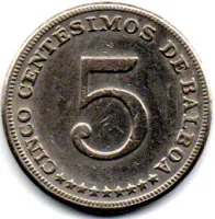 Panamá - 1967 - 5 Centésimos - Foto 2