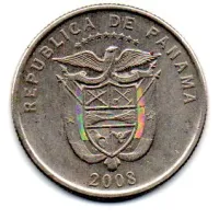 Panamá - 2008 - 25 Centésimos