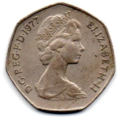 Reino Unido - 1977 - 50 New Pence