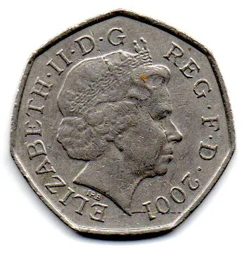 Reino Unido - 2001 - 50 New Pence