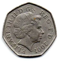 Reino Unido - 2001 - 50 New Pence