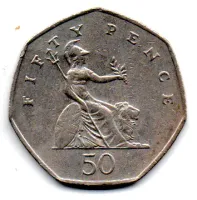Reino Unido - 2001 - 50 New Pence - Foto 2