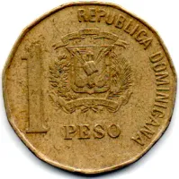 República Dominicana - 2002 - 1 Peso - Foto 2