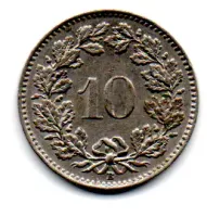 Suíça - 1958 - 10 Rappen - Foto 2