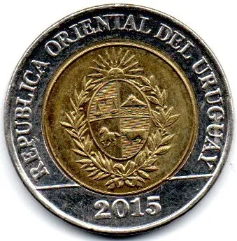 Uruguai - 2015 - 10 Pesos