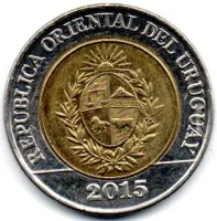 Uruguai - 2015 - 10 Pesos
