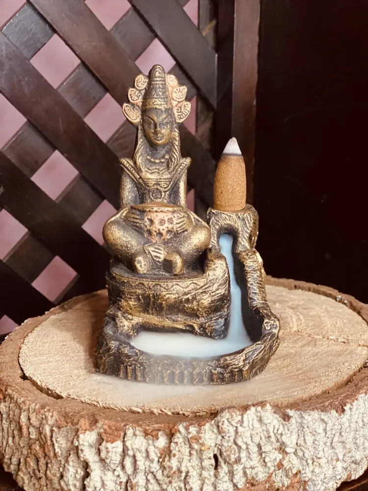 Incensário cascata  deusa hindu