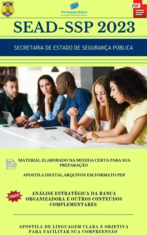 Apostila SEAD SSP SE Engenharia Química Perito 2023 Imagem