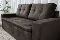 Sofá Conjunto 2 + 3 Galápagos 8000 em veludo  - Foto 4