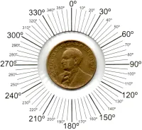 1945 - 10 Centavos - SEM Sigla OM no Anverso - ERRO: Reverso Inclinado - Moeda Brasil - Foto 2