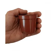 100 Mini Vasos Pote 6 - Marrom  - Foto 5