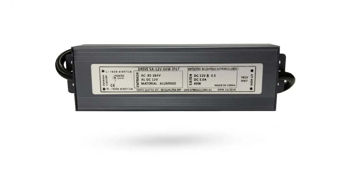 Fonte A Prova de Agua 3A 12V bivolt  (prova d