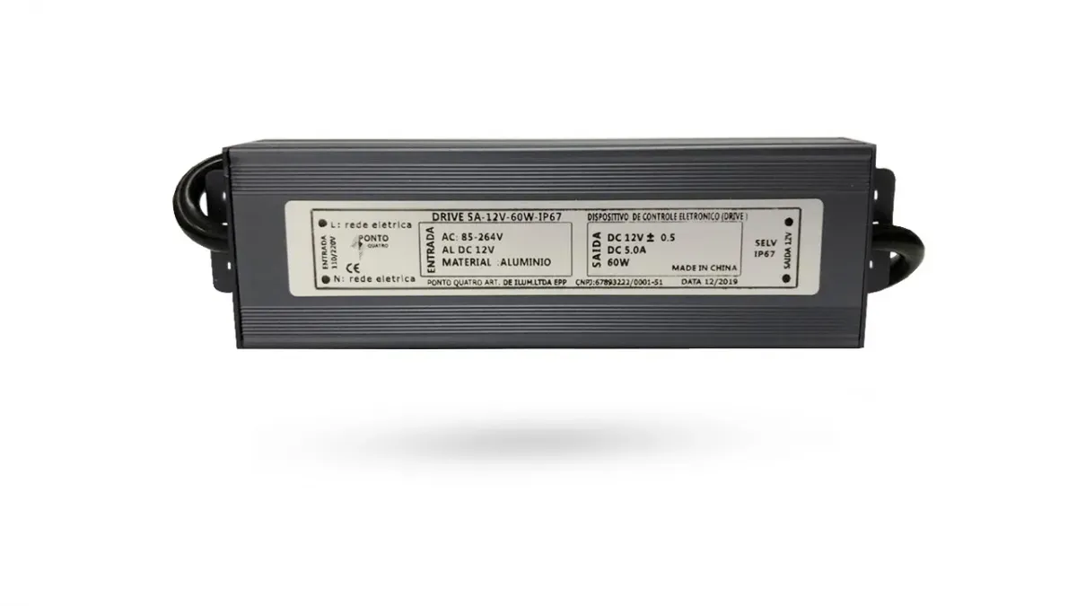 Fonte A Prova de Agua 6A 12V bivolt  (prova d