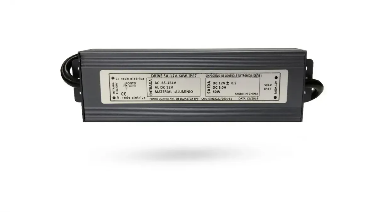 Fonte A Prova de Agua 12A 12V bivolt  (prova d